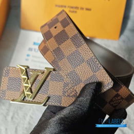 QC Louis Vuitton Damier Ebene Canvas Belt