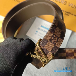 QC Louis Vuitton Damier Ebene Canvas Belt