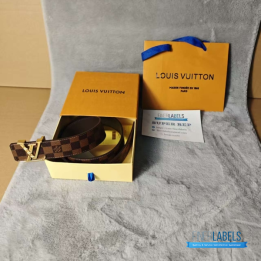 QC Louis Vuitton Damier Ebene Canvas Belt