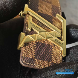 QC Louis Vuitton Damier Ebene Canvas Belt