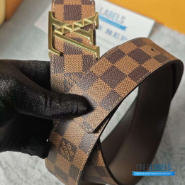 QC Louis Vuitton Damier Ebene Canvas Belt