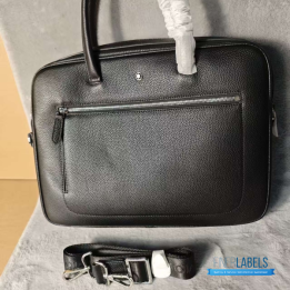 Mont Blanc Meisterstück Soft Grain document Case in Black Leather