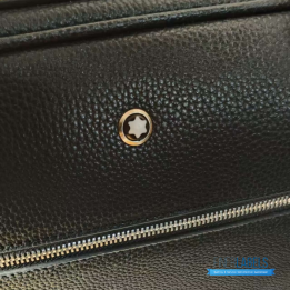 Mont Blanc Meisterstück Soft Grain document Case in Black Leather