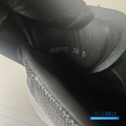 QC Alexander McQueen Oversized Black Glitter Women's Sneakers