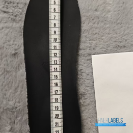 QC Alexander McQueen Oversized Black Glitter Women's Sneakers