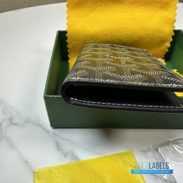 QC Goyard Saint Pierre Grey Card Holder