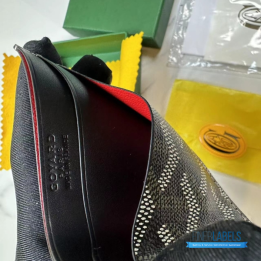 QC Goyard Saint Sulpice Grey Card Holder