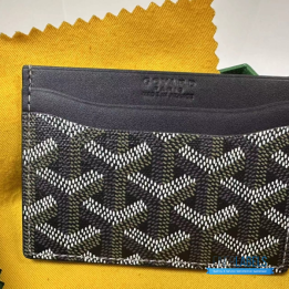 QC Goyard Saint Sulpice Grey Card Holder