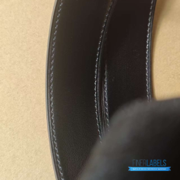 QC Hermès Reversible Leather Belt in a classic H-shaped buckle