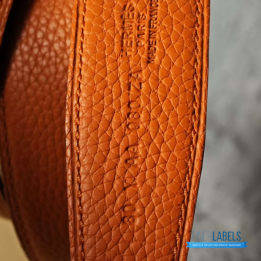 QC Hermès Reversible Leather Belt in a classic H-shaped buckle