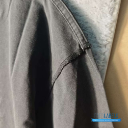QC Balenciaga Distressed Logo Grey T-shirt