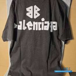 QC Balenciaga Tape Type Medium Fit T-shirt
