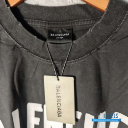 QC Balenciaga Tape Type Medium Fit T-shirt