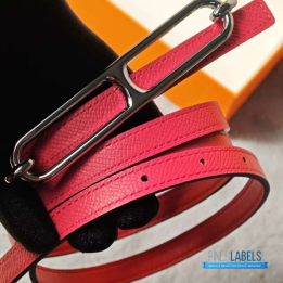 QC Hermes Lady Belt Pink