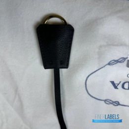 QC Prada Aimee Zipped Medium Black Shoulder Bag