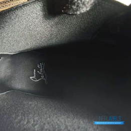 QC Christian Louboutin Marchacroche Dune Chelsea boots in black waxed calf leather