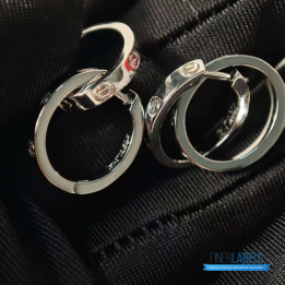 QC Cartier LOVE Hoop Earrings