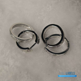 QC Cartier LOVE Hoop Earrings