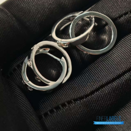 QC Cartier LOVE Hoop Earrings