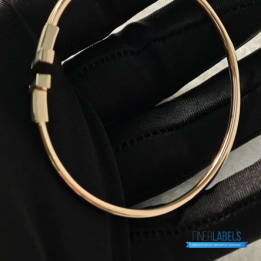 QC Tiffany & Co. T Wire Bracelet in 18k Rose Gold with mother-of-pearl