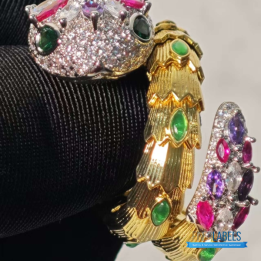 QC Bvlgari-inspired Serpenti Snake Ring