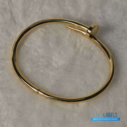 QC Cartier Juste En Clou Gold Bangle