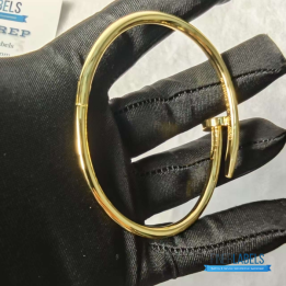 QC Cartier Juste En Clou Gold Bangle