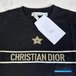 QC Christian Dior embroidered T-shirt