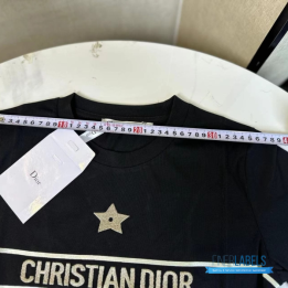 QC Christian Dior embroidered T-shirt