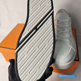 QC Hermes White Sneakers