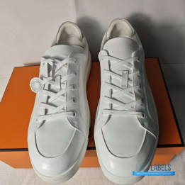 QC Hermes White Sneakers