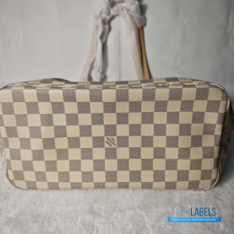 QC Louis Vuitton Neverfull MM Tote Bag in Damier Azur Canvas