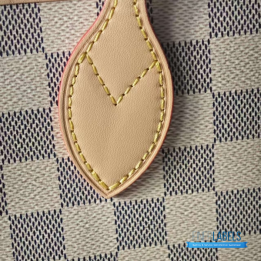 QC Louis Vuitton Neverfull MM Tote Bag in Damier Azur Canvas