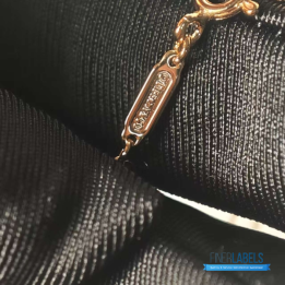 QC Tiffany & Co. T Smile Diamond Pendant Necklace