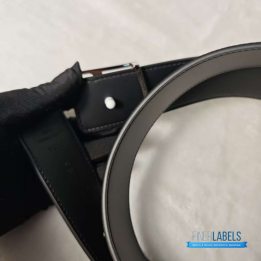 QC Louis Vuitton Initiales Reversible Belt in Monogram Eclipse Canvas