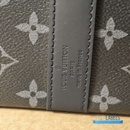 QC Louis Vuitton Keepall Bandoulière 55 in Monogram Eclipse Canvas