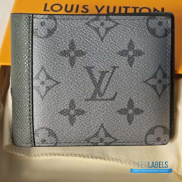 QC Louis Vuitton Slender Wallet in Monogram Eclipse Reverse Canvas