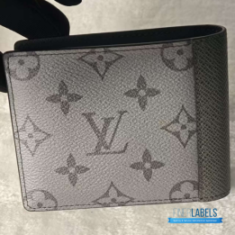 QC Louis Vuitton Slender Wallet in Monogram Eclipse Reverse Canvas