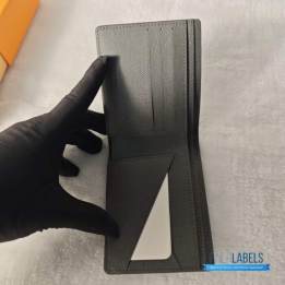QC Louis Vuitton Slender Wallet in Monogram Eclipse Reverse Canvas