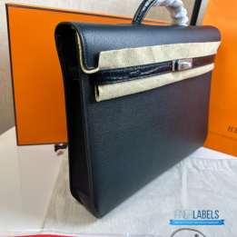 QC Hermès Kelly Dépêches Business Briefcase