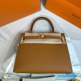 QC Hermes Kelly 25 in Gold