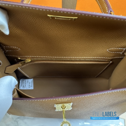 QC Hermes Kelly 25 in Gold