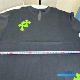 QC Chrome Hearts Green Cross Patches Tee