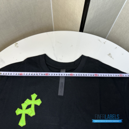 QC Chrome Hearts Green Cross Patches Tee