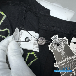 QC Chrome Hearts Green Cross Patches Tee