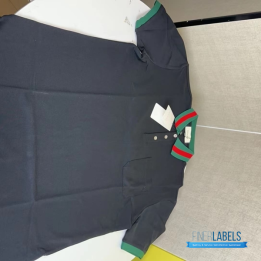 QC Gucci Cotton Piquet Polo Shirt