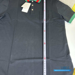 QC Gucci Cotton Piquet Polo Shirt