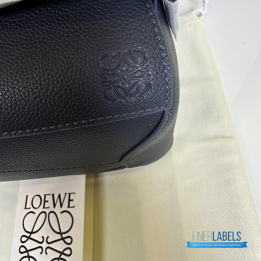 QC Loewe Puzzle Edge Bag in Deep Navy Leather (New Series)
