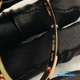 QC Cartier Love Bracelet in 18k Rose Gold