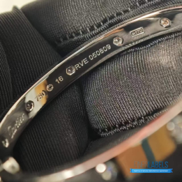 QC Cartier Love Bangle Silver Full Dia